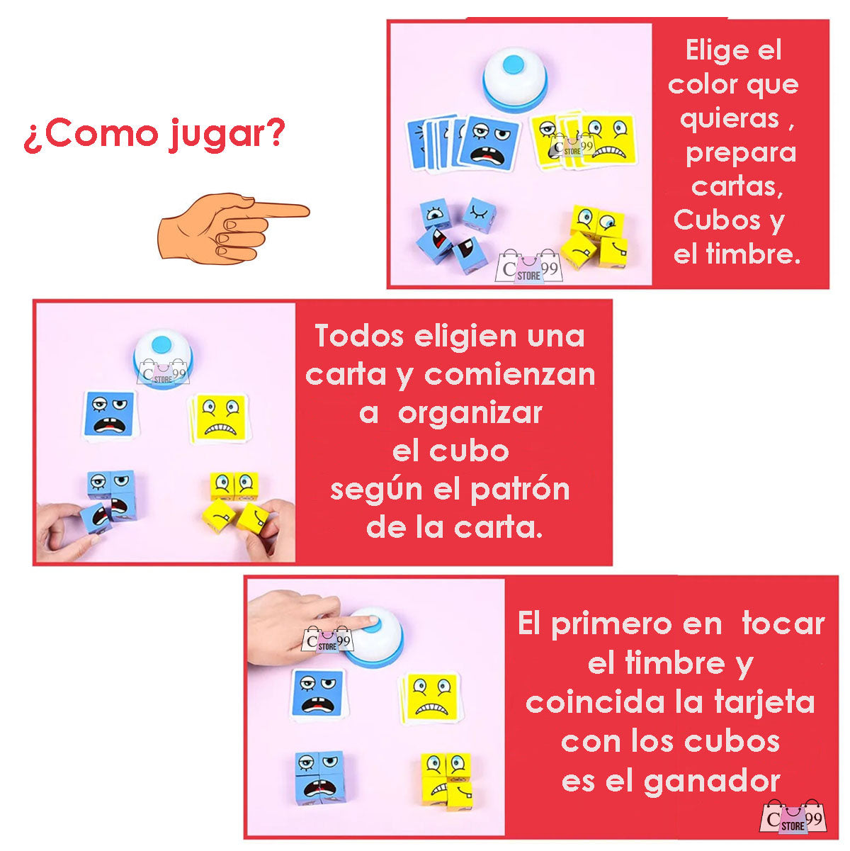 JUEGO DIDÁCTICO ROMPECABEZAS DE EMOJIN