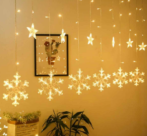 Luces Navideñas Copo Estrella
