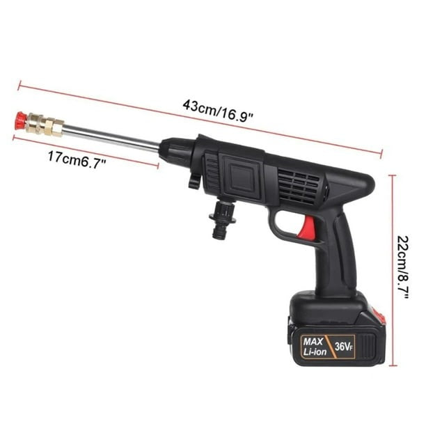 Hidrolavadora INALAMBRICA DE ALTA PRESION + ACCESORIOS + 2 baterías- 48V