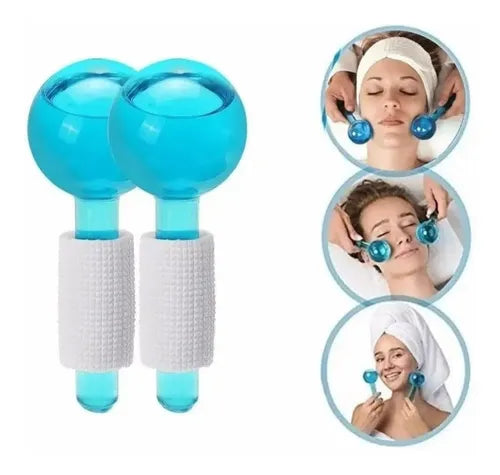 MASAJEADOR FASCIAL GLOBO DE HIELO X2