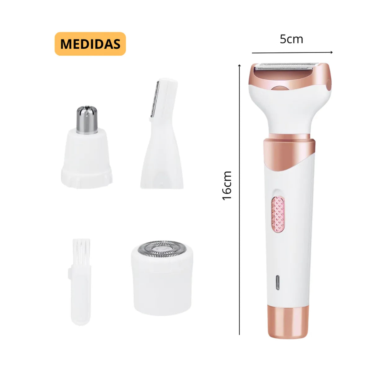 DEPILADORA RECARGABLE GEEMY 4 EN 1 PARA TODO EL CUERPO