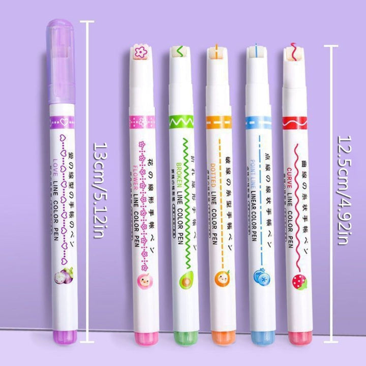 MARCADORES MÁGICOS DE FIGURAS X6 UND