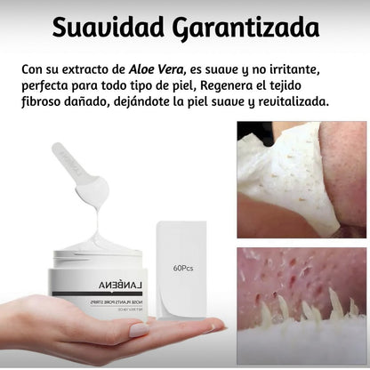 Mascarilla Facial Lanbena Control de Grasa y Eliminadora de  Puntos Negros