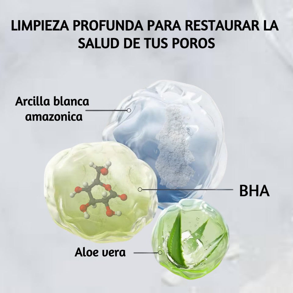 Mascarilla Facial Lanbena Control de Grasa y Eliminadora de  Puntos Negros