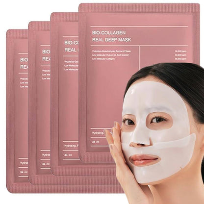 BioPink™ Mascarilla Gel Colágeno Reafirmante & Antiarrugas x5