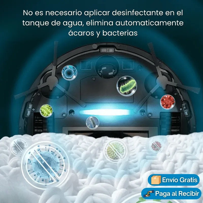 🤖 SmartClean Aspirador y Trapeador Inteligente 3 en 1