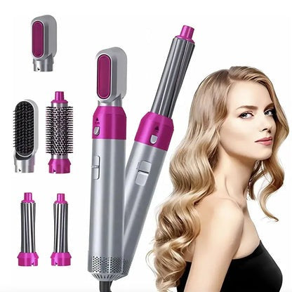 Transforma Tu Cabello con el Cepillo Secador 5 en 1! 💖✨