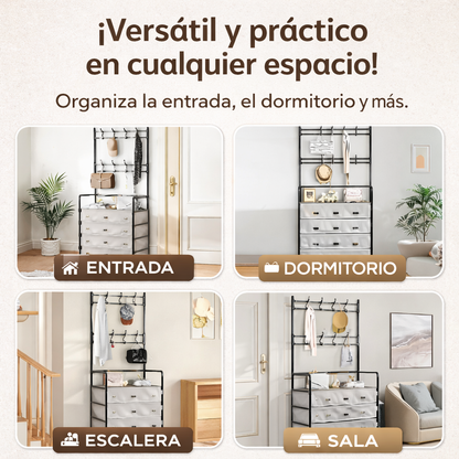 Perchero Organizador Zapatero Con Tapa - Orden Total en tu Hogar