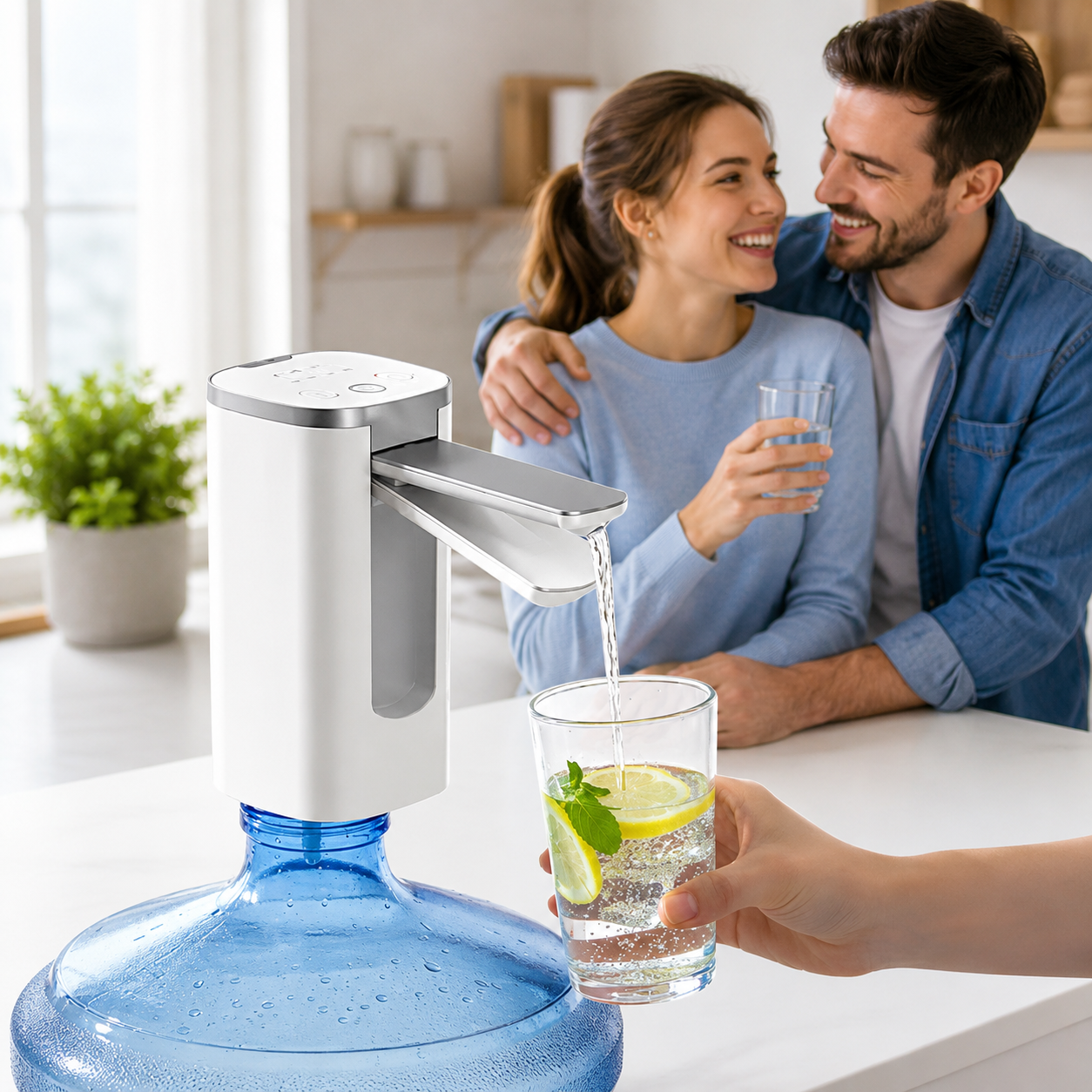 AquaFlow Pro | Dispensador de Agua Recargable USB