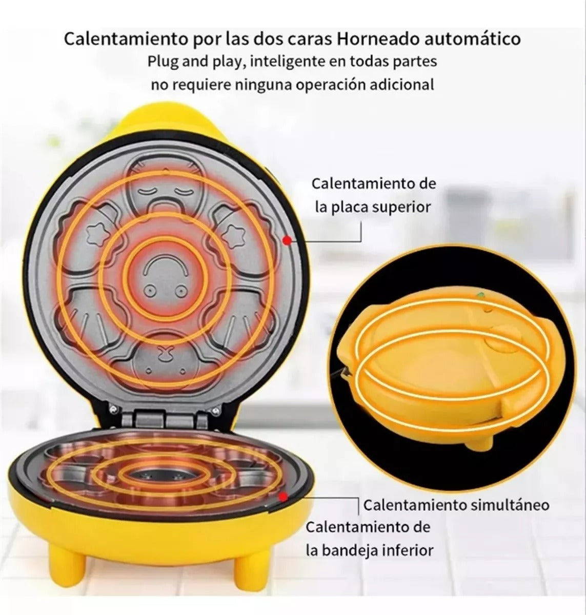 Maquina De Hacer Mini Pancakes de figuritas 🥞