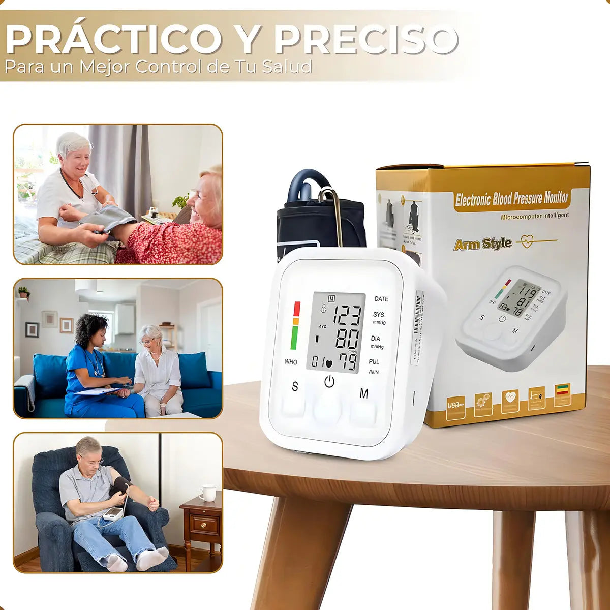 Medidor de Presión Digital • Tecnología médica a tu alcance