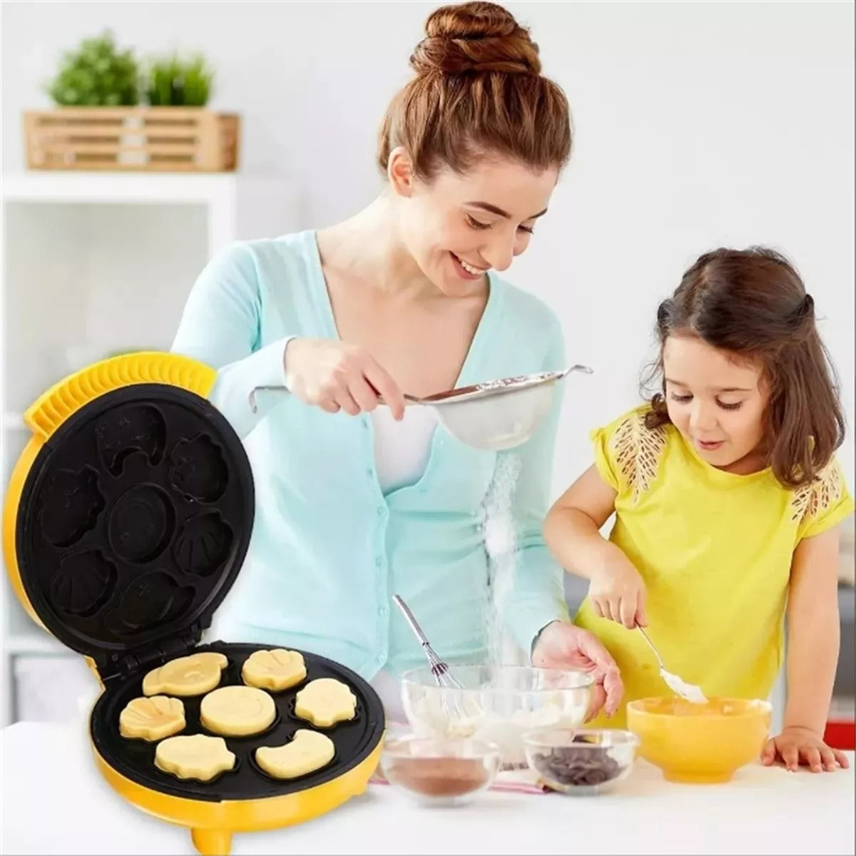 Maquina De Hacer Mini Pancakes de figuritas 🥞