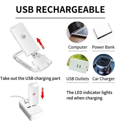 LAMPARA DE LECTURA PARA LIBROS 🌙📖