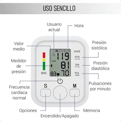 Medidor de Presión Digital • Tecnología médica a tu alcance