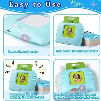 Juego Lector Tarjetas Didactico Interactivo Bilingüe