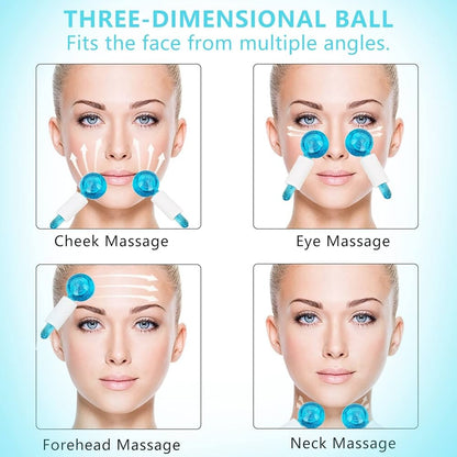 MASAJEADOR FASCIAL GLOBO DE HIELO X2