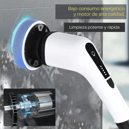 Cepillo De Limpieza Eléctrico Giratorio 9 En 1 Inalámbrico