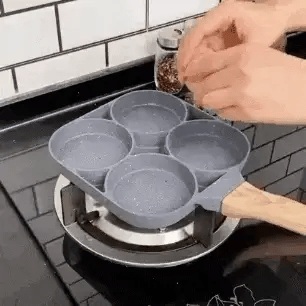 SARTÉN 4 PUESTOS ANTIADHERENTE 🍳