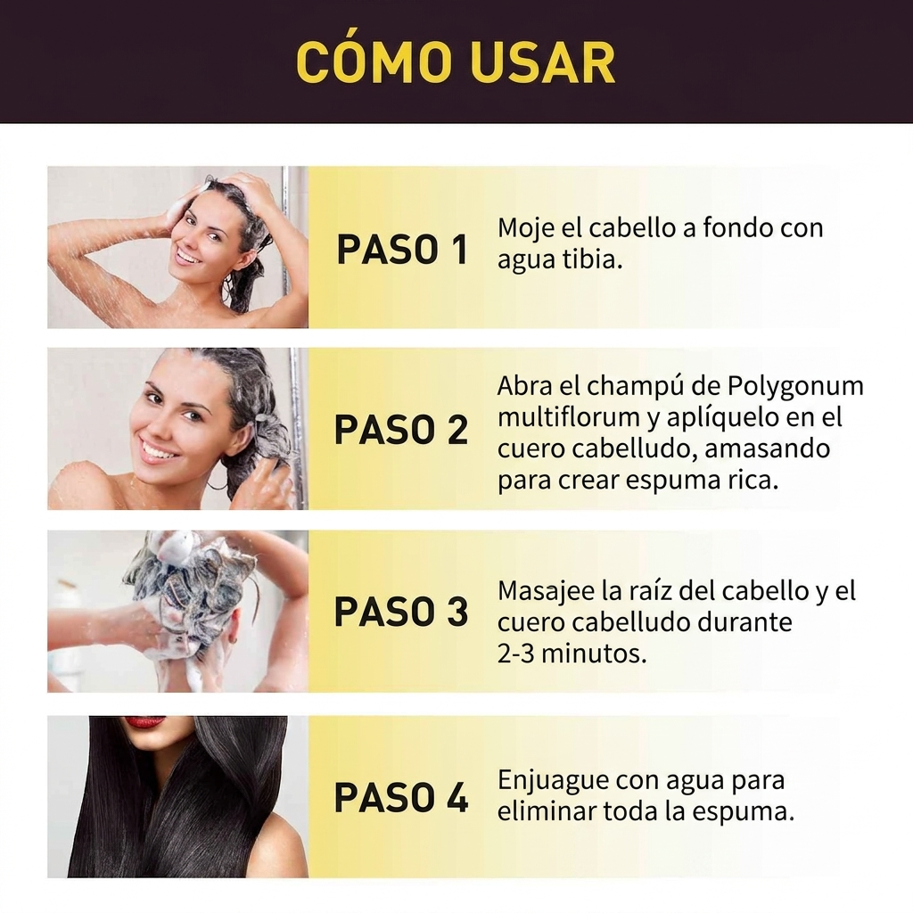 SHAMPOO TINTE 3 EN 1 DE HIERBAS NATURALES 500ML: CUBRE CANAS EN MINUTOS. IDEAL PARA HOMBRES Y MUJERE