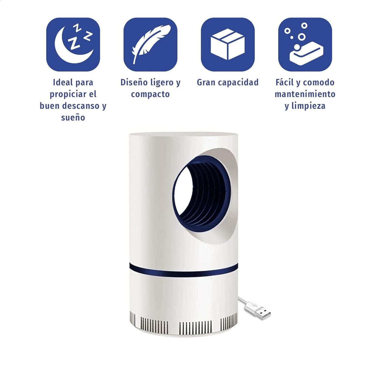 MosquiFree UV™ | Lámpara Mata Zancudos Recargable USB