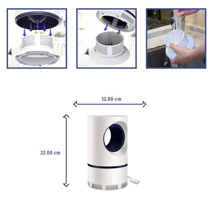 MosquiFree UV™ | Lámpara Mata Zancudos Recargable USB