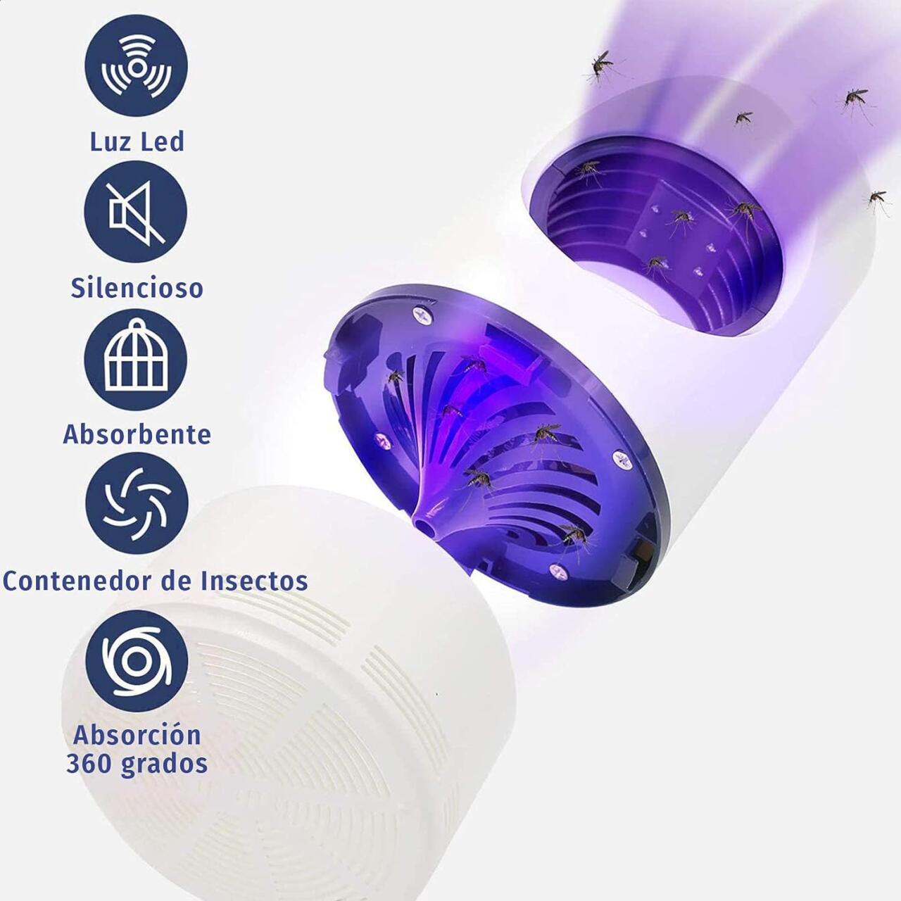 MosquiFree UV™ | Lámpara Mata Zancudos Recargable USB