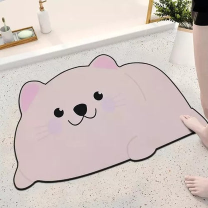 Tapete Absorbente Animado Para  Baño