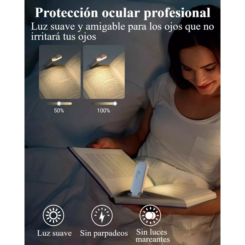 LAMPARA DE LECTURA PARA LIBROS 🌙📖