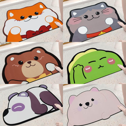 Tapete Absorbente Animado Para  Baño